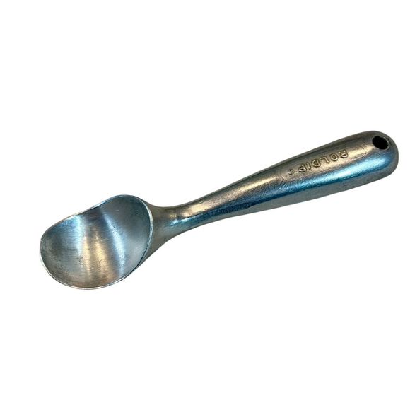 Vintage Nuroll Roldip Aluminum Ice Cream Scoop Gray 1920s-40s Classic Design - Picture 6 of 11